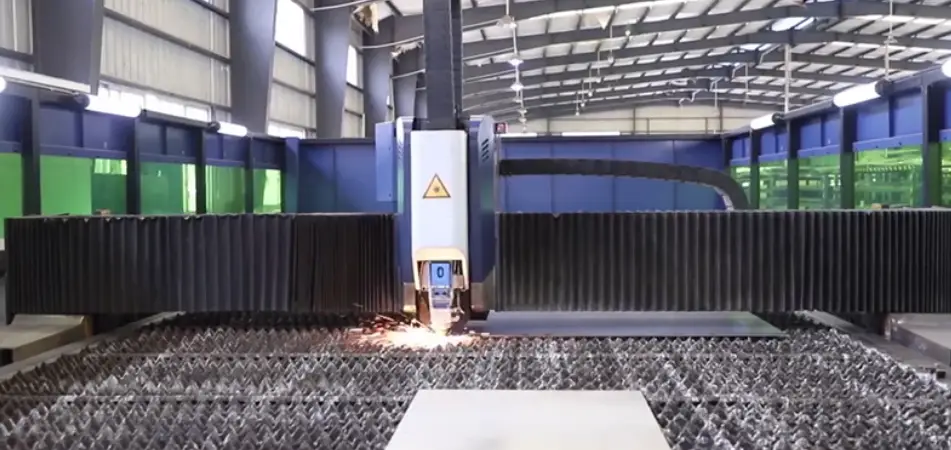 CNC laser cutting machine in Grandview custom signage factory