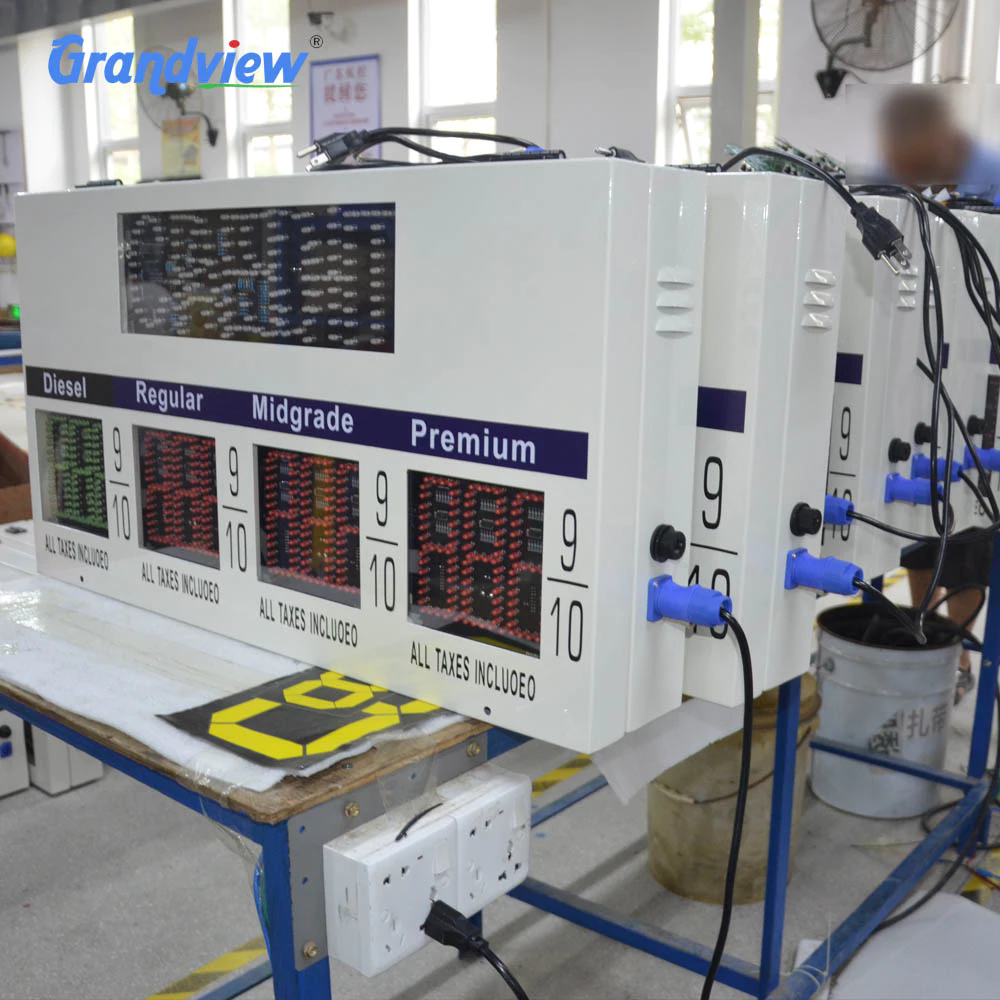 Mass manufacturing of 2000 sets gas pump toppers in Grandview