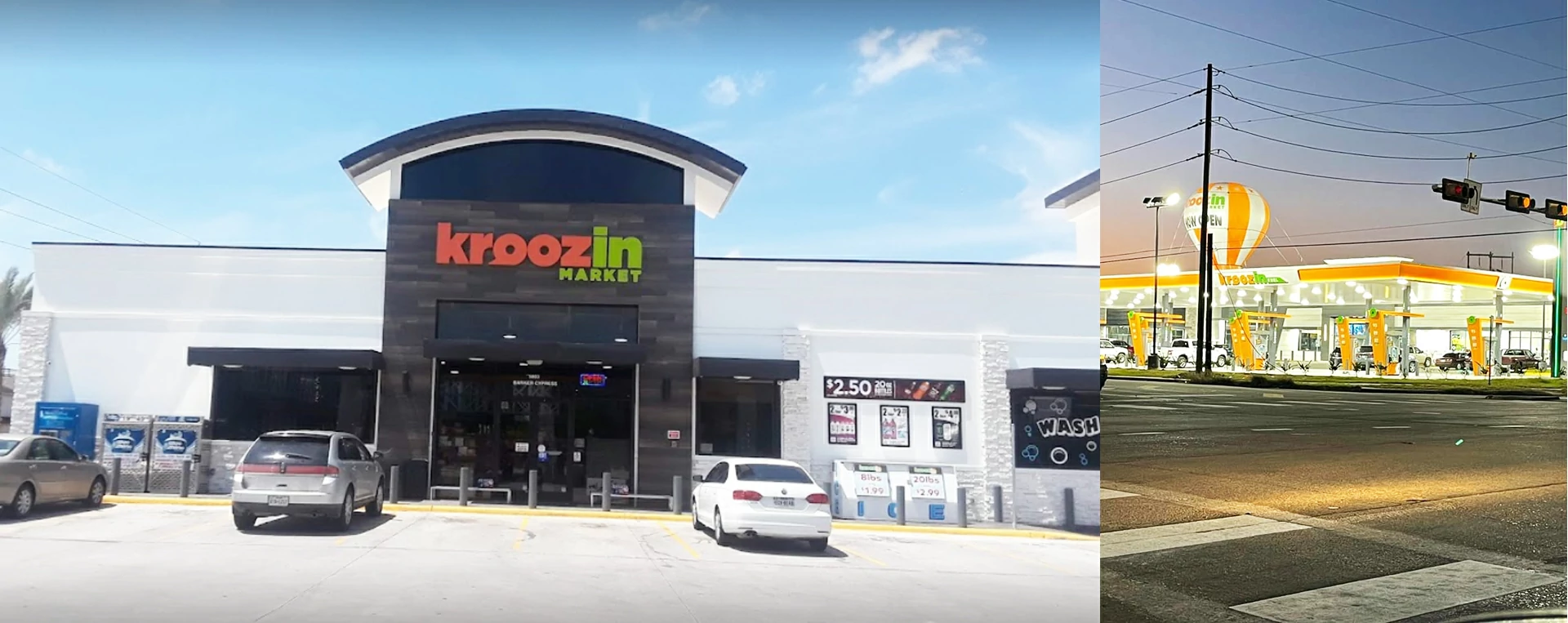 Kroozin gas station signage finished project