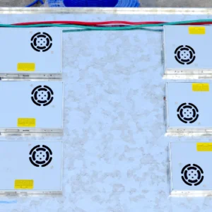 Premium raw materials used in custom signage factory production