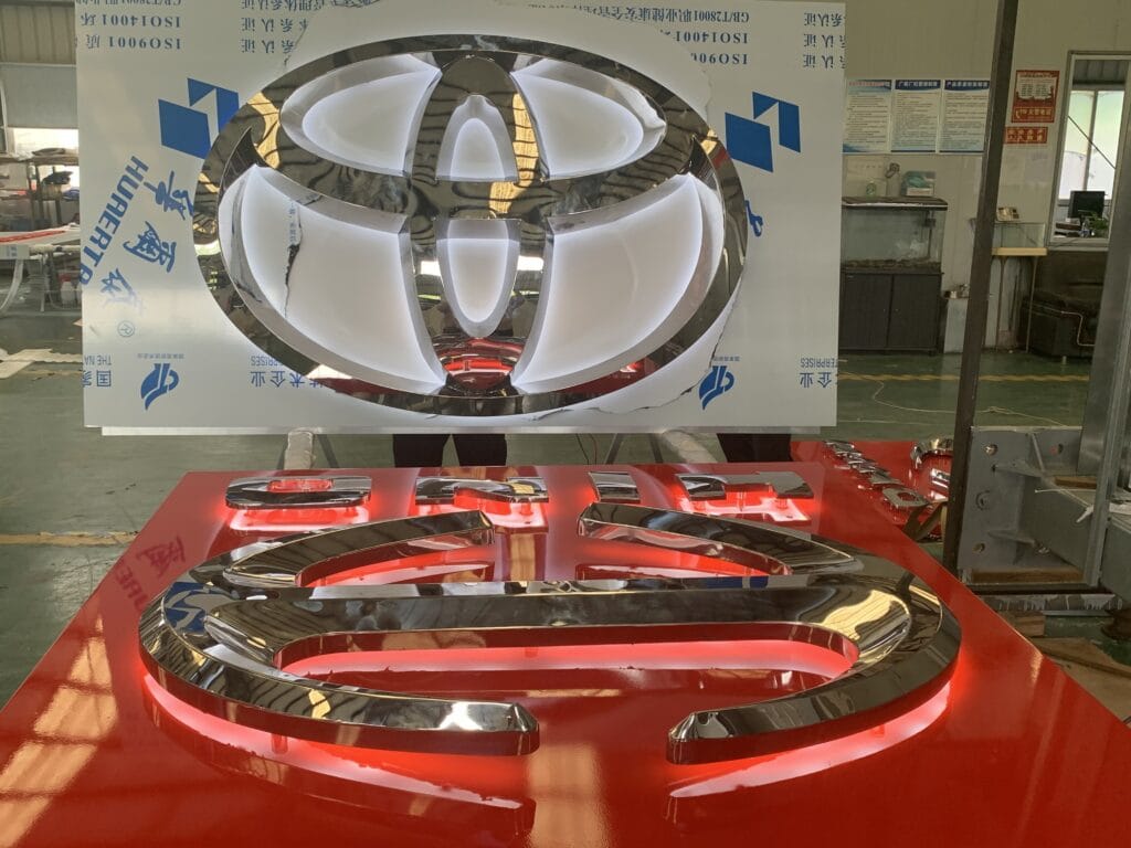 Modern dealership displays and digital signage