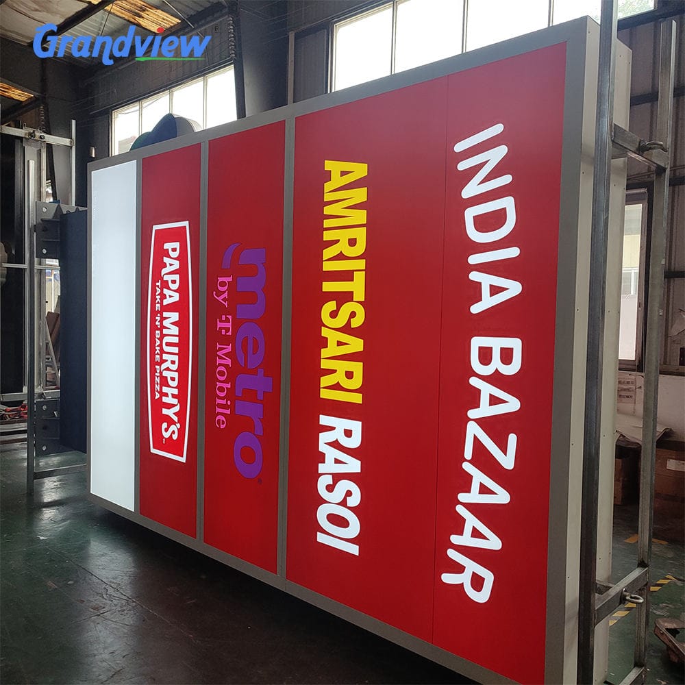 Custom 3D Illuminated Directional Wayfinding Totem for Multi-Brand Business Centers - Image 3