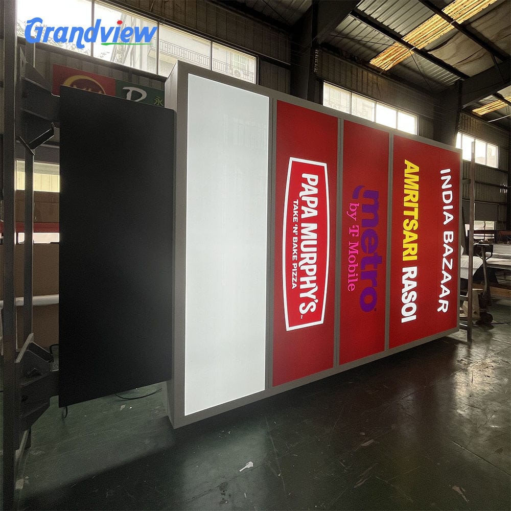 Custom 3D Illuminated Directional Wayfinding Totem for Multi-Brand Business Centers - Image 2