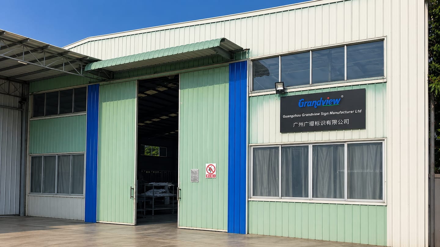Grandview Sign Factory building and production facility